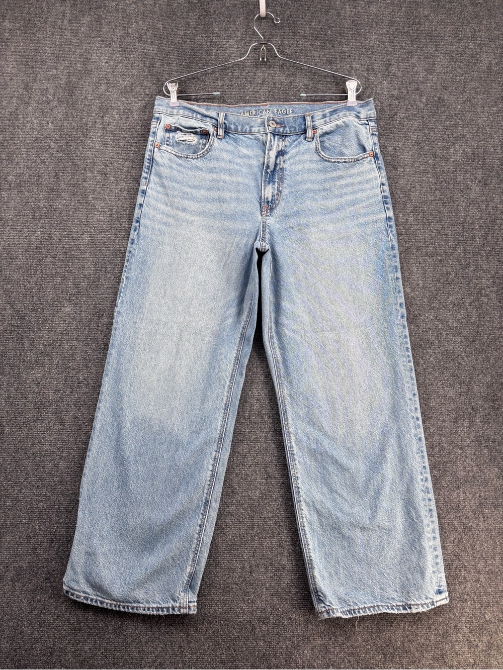 American Eagle Stovepipe High Rise Distressed Jeans Women’s 12